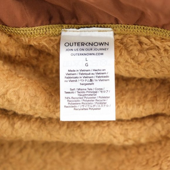 Outerknown Tan and Brown Shirt Jacket - Picture 4 of 6